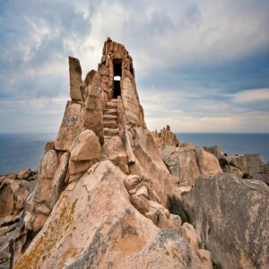 military fortress in caprera sardinia