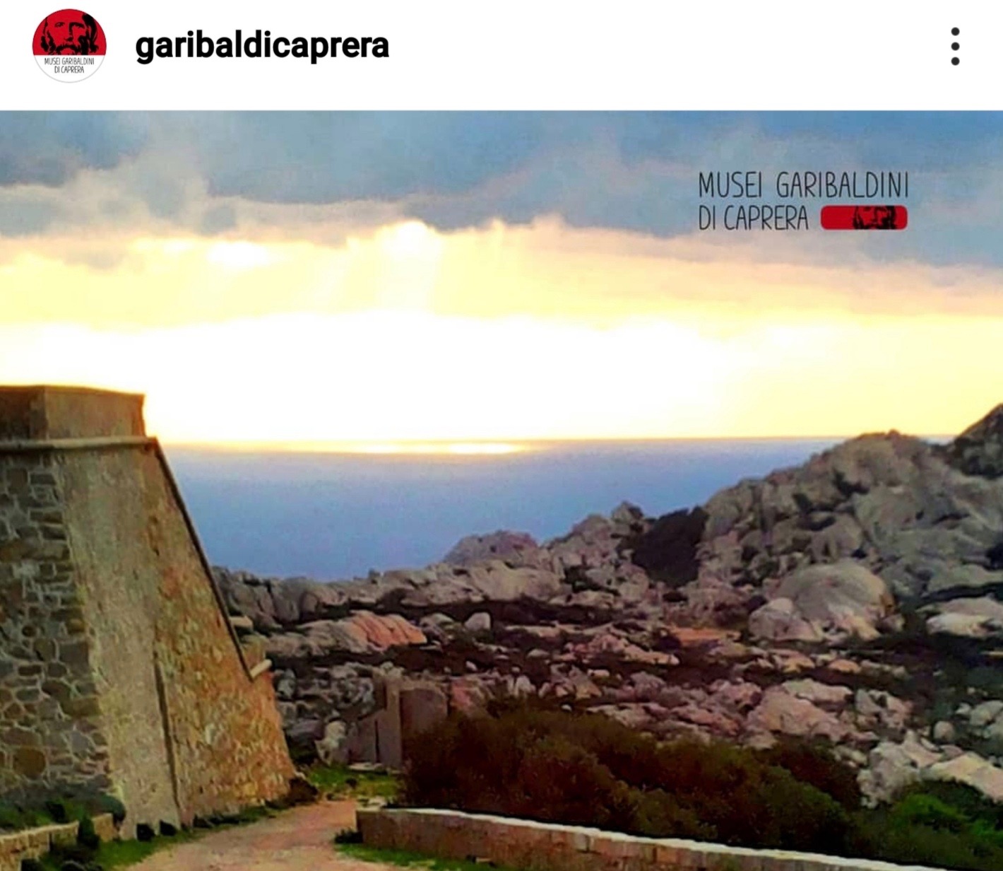 memoriale di giuseppe garibaldi a caprera