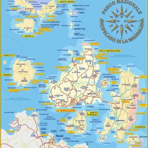 la maddalena archipelago map