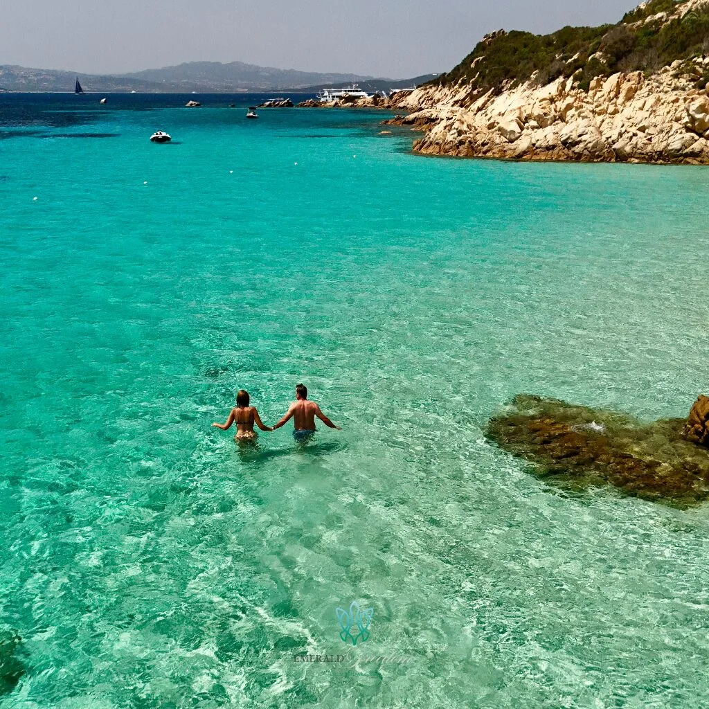 Cala iconica dell’Arcipelago visitata con Emerald Freedom La Maddalena